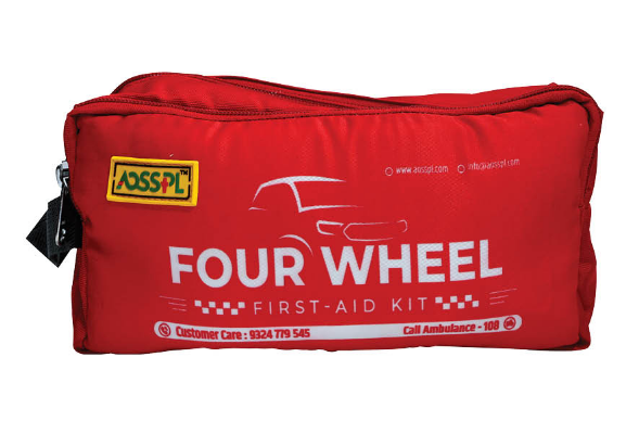 Emergency roadside first aid kit