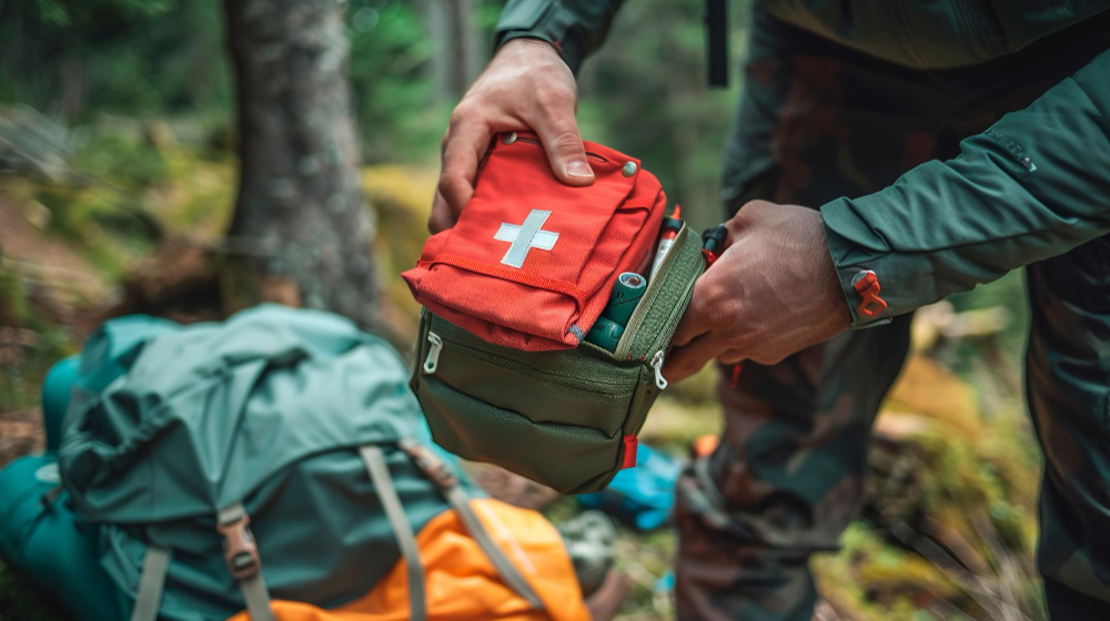 Outdoor first aid kit