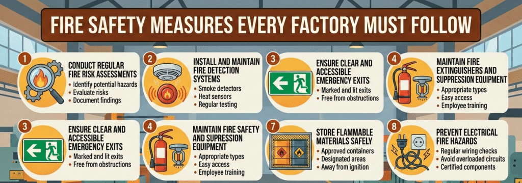 Fire Safety Measures Every Factory Must Follow