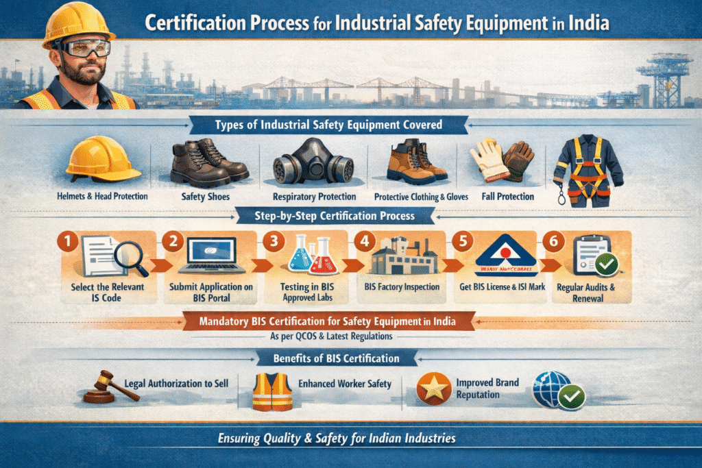 Certification Process for Industrial Safety Equipment in India