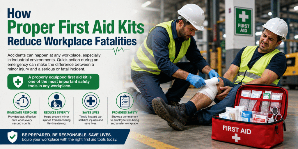How Proper First Aid Kits Reduce Workplace Fatalities