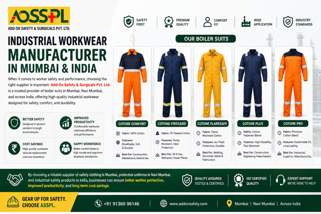 Industrial Workwear Manufacturer in Mumbai & India