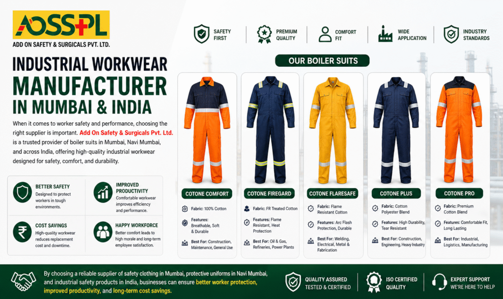 Industrial Workwear Manufacturer in Mumbai & India