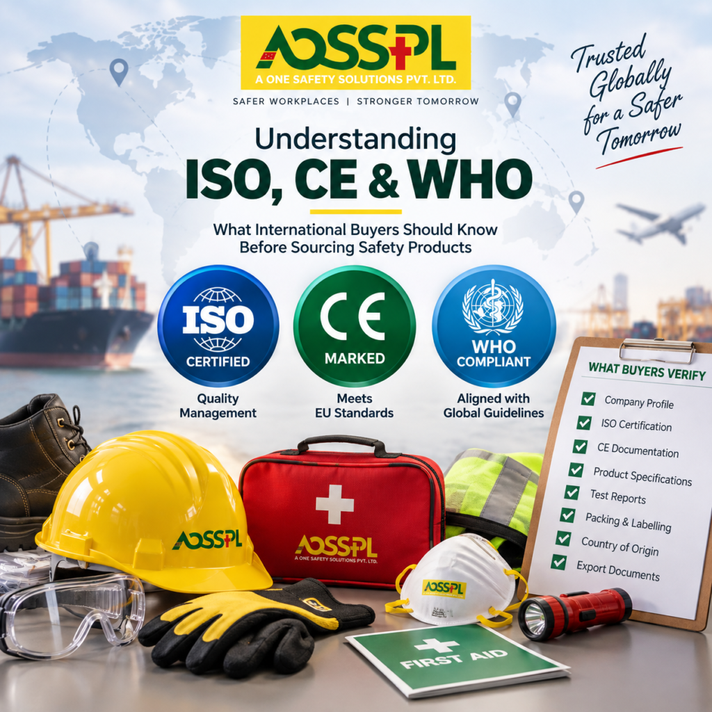 ISO, CE Marking & WHO Compliance: What International Buyers Look For